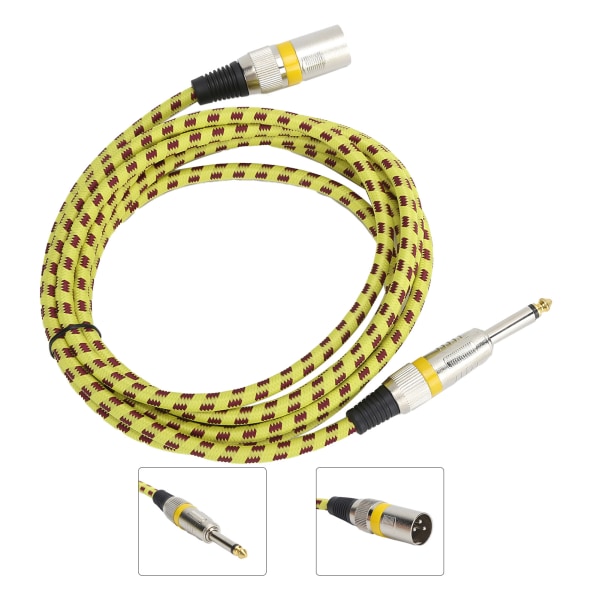 JORINDO XLR til 6,35 mm 1/4 tommers hannkabel balansert signalkobling mikrofonledning