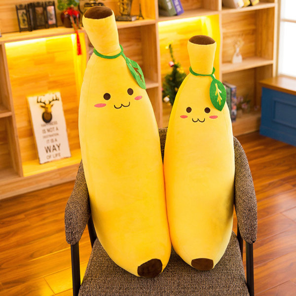 Creative dun bomull klädd banan plysch kudde- Söt 50cm