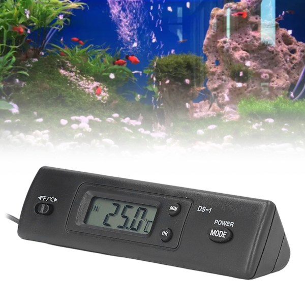 Multifunktionell digital termometer för kylskåp, hög noggrannhet temperaturavkänning vattentät sond Celsius Fahrenheit-konvertering, stor