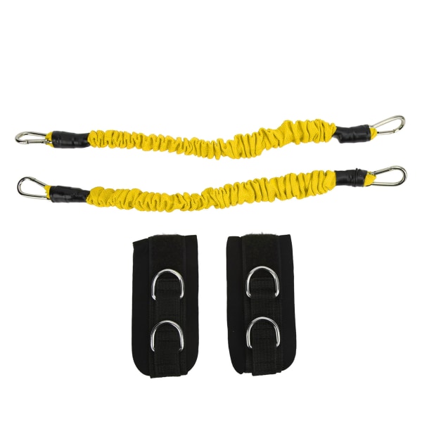 2Pcs Fitness Ankle Straps High Elasticity Durable Increase Muscle Strength Improve Leaping Ability Cable Ankle Strap