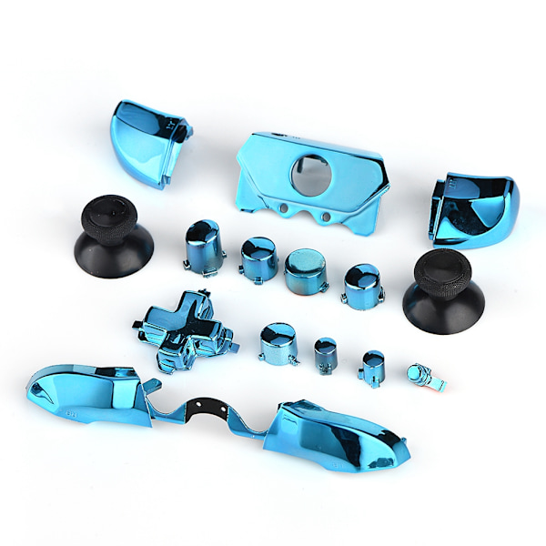 Full Button Sets Mod Replace Part för Microsoft Xbox One Controller 3.5mm Jack (Blå)