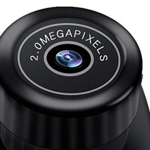 Actionkamera HD 200 000 Pixel Liten Actionkamera med Uppladdningsbart Batteri för Foton Live Streaming Vloggning