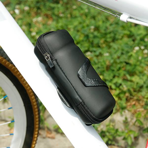 Cykelramväska Kit Cykel Vattenkokare Fäste Hård Skal Reparationsverktyg Väska Underhållsset Svart