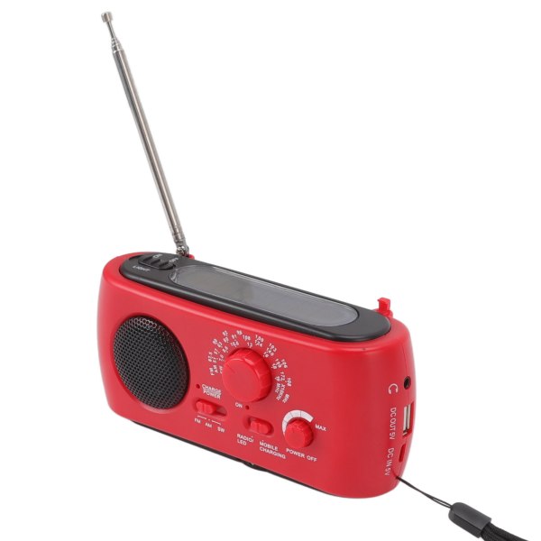 Nödväderradio Multifunktionell AM FM SW Portable Power