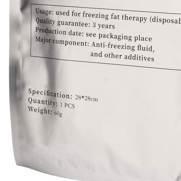 2,1oz frysmembranfilm för bantning och hudåtstramning