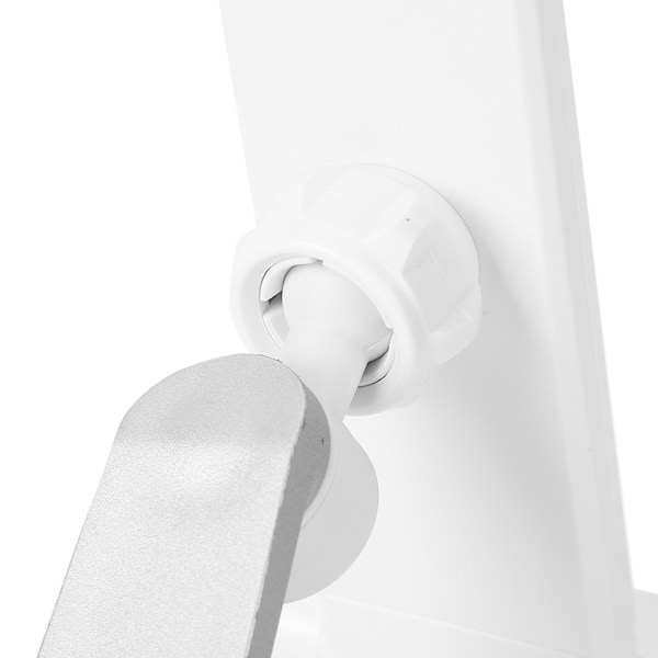 Bärbar skrivbordsstativ för mobiltelefon och surfplatta, 360 graders rotation, hopfällbart, aluminiumlegering