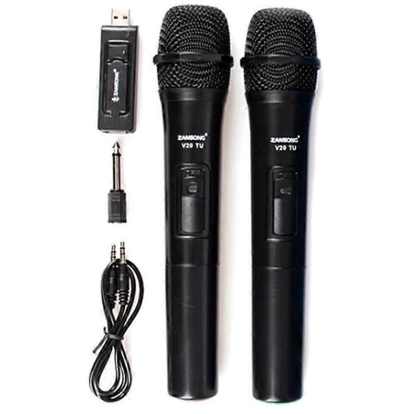 UHF USB 3,5 mm trådløs mikrofon håndholdt mikrofon