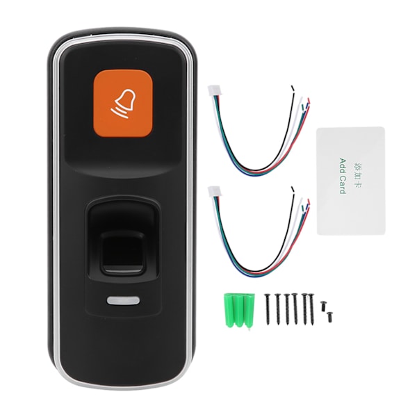 125KHZ Fingeravtrycksläsare Tillträdeskontroll Minneskort Dataöverföring RFID Närvarokontroll