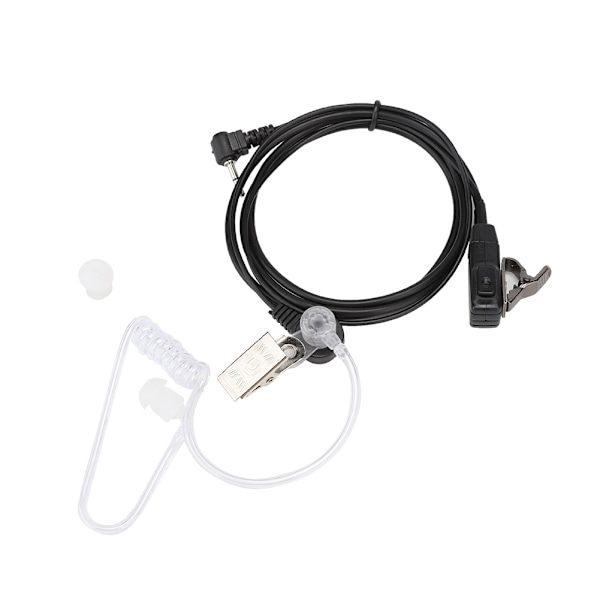 Bærbar 1-bens 2,5 mm rør headset øretelefon PTT MIC til Motorola 1-bens modeller Walkie Talkies