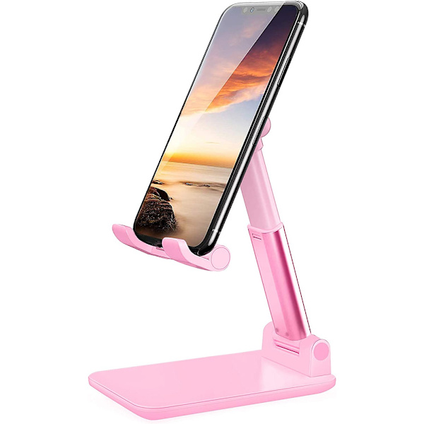 Telefonhållare för skrivbord, hopfällbar bärbar justerbar surfplatta