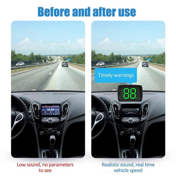 GETIT 2023 UUSI GPS HUD Digitaalinen nopeusmittari