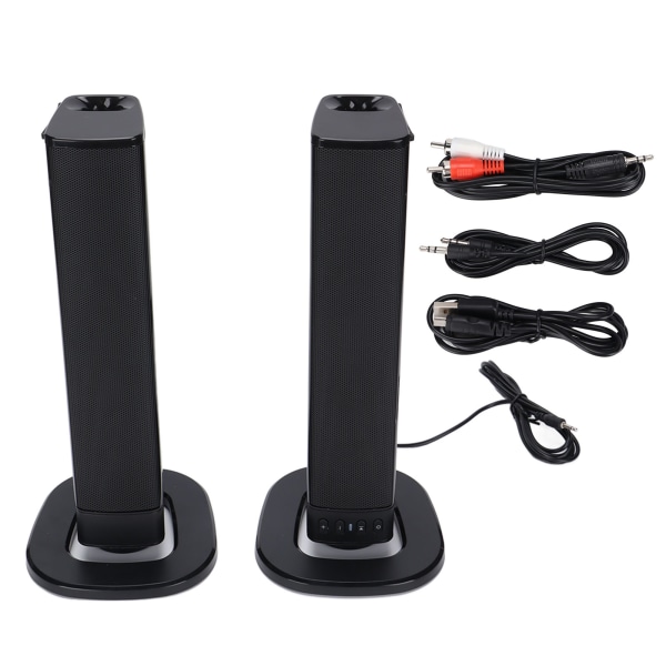 BS-36 Bluetooth-högtalare 20W TV-soundbar Separerbar Multifunktionell Subwoofer Bluetooth-högtalare