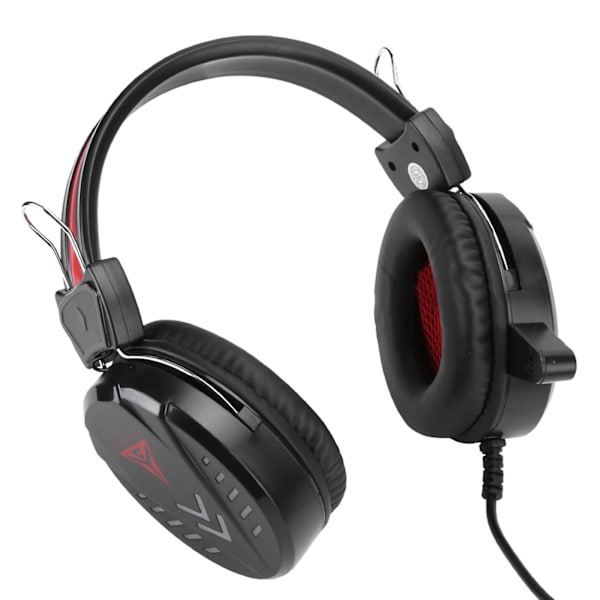 A1 Gaming Headset 3.5MM USB kablet over-ear hodetelefon med LED-lys og mikrofon