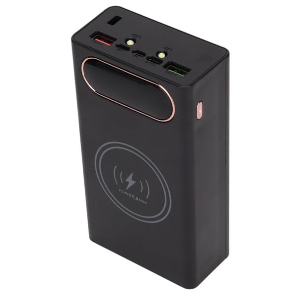 L12 Raskt Lading Edition DIY Power Bank Kit 12 18650 Batteriboks 22.5W Kablet med 15W TrådløsSvart