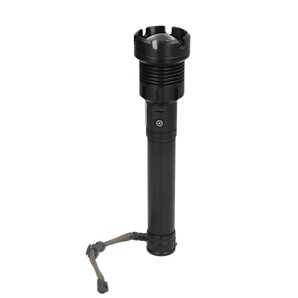 Ljusstark ficklampa 8000lm IP65 Vattentät Zoombar 2 Ljusfärger