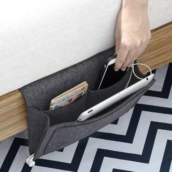 Sängorganisatör Soffa Armstöd Organizer Fjärrkontroll Förvaring Soffa Tom Fick Sängficka Sängförvaring Väska Sänghängande Överdrag Kontor