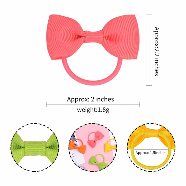 Spetsrosett Hårband för Babyflicka, Blommiga Håraccessoarer med Söt Rosettknut, Flerfärgat Grosgrainband Justerbar Storlek Hårband, Perfekt För