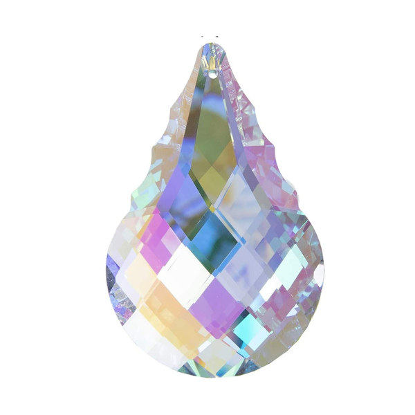Färgglada kristallkronor kristaller hängande lampa prismor