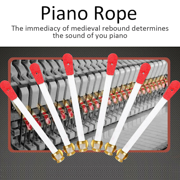 50 stk. Piano Streng Tuning Reparationsdele Brugt Militærgrøn Musikinstrument Tilbehør