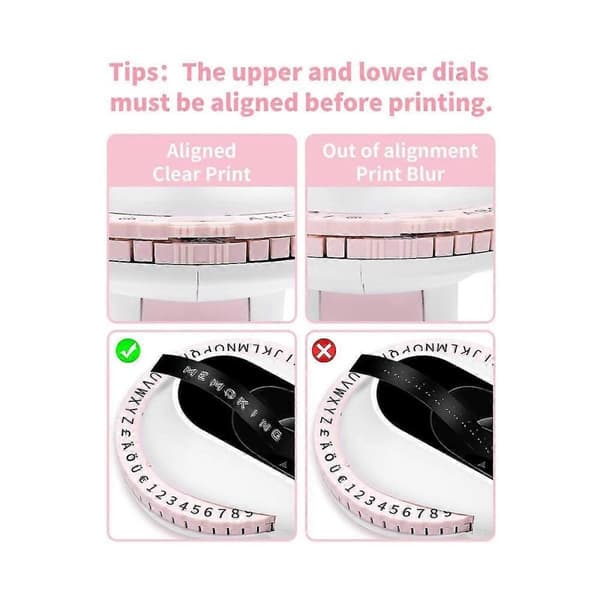 GETIT Pregemaskins E975 3D Pregemaskin med 6 ruller pregteip, håndholdt E