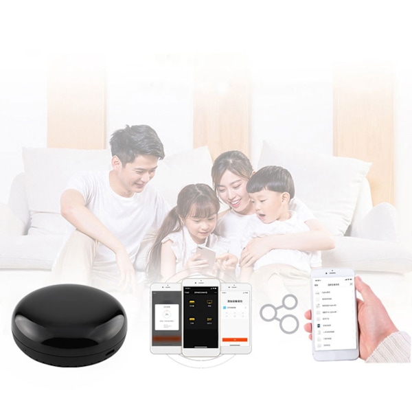 Smarta Hem Automation Enheter, Multifunktionell WiFi Infraröd Universalfjärrkontroll Med 38KHz Ir Frekvenskompatibilitet, Bred Användning Och Enkel