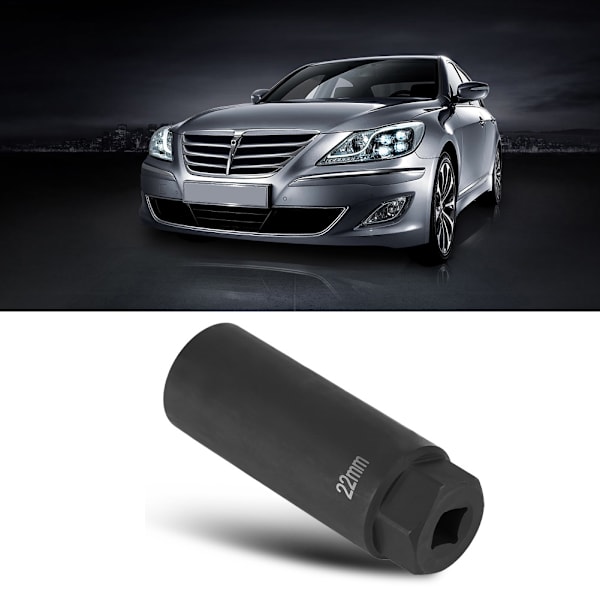 Universal bil O2 Oxygen Sensor Fjernelse Stikdåse 7/8\" 22mm 3/8\" Drive Værktøj