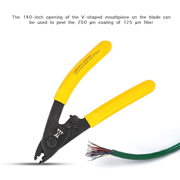 CFS-2 To-porters optisk fiberkabelavstripper FTTH-avstrippingstenger