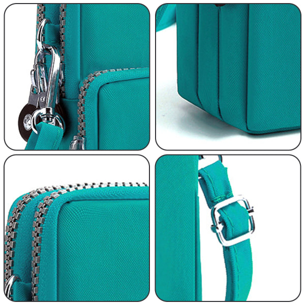 Universell crossbody-telefonveske for kvinner, liten skulderarmveske, mobiltelefonpung, 17*9*5cm