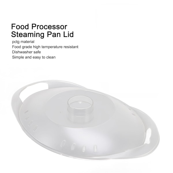 Praktiskt Diskmaskinsäker, Värmebevarande För Snabbare Matlagning Temperaturtåligt Pctg Ångkokningslock Thermomix Kompatibelt Lock Ideal