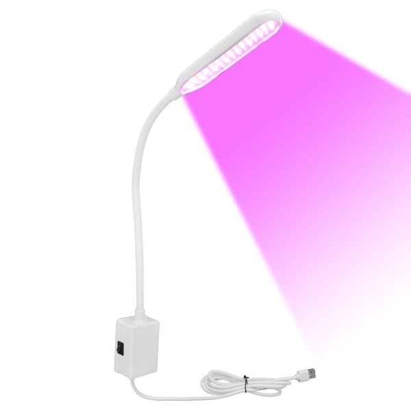 LED-kasvilamppu, USB-käyttöinen, 360° säädettävä kasvikasvatuslamppu