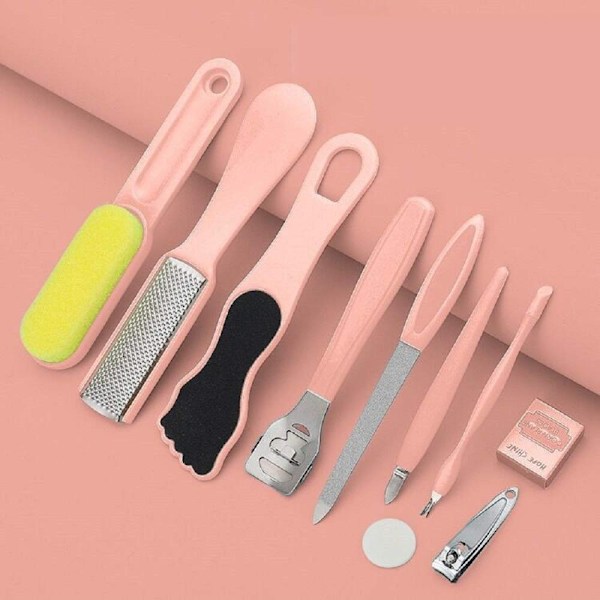 Pedikyrkit Professionell, Exfoliering Förhårdnader Fotfil Set