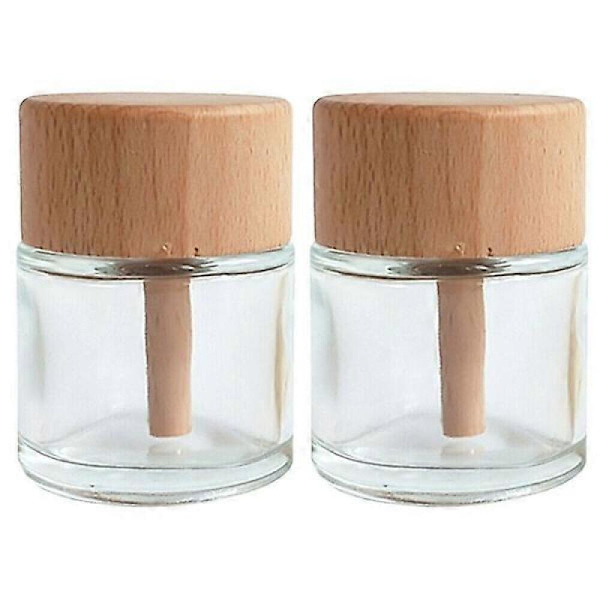 2 stk. tomme glasdiffuserflasker, diffuserflasker, vase, aroma, boligindretning