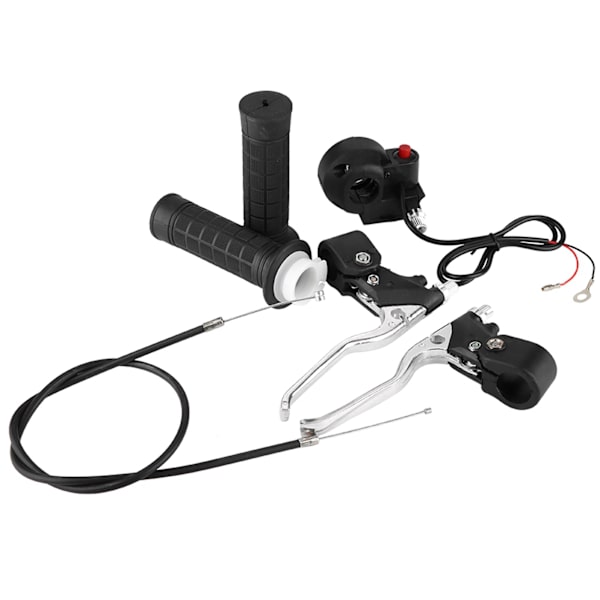 Håndtak Grep Kill På/Av Bryter Gass Brems Spaker Kit for Pocket Bike Mini Motorsykkel