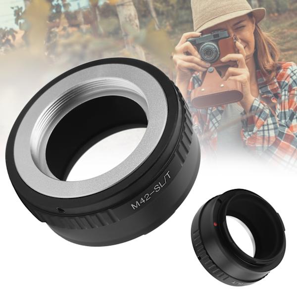 Aluminiumlegering Kameraobjektiv M42 Monteringsrør Ringadapter til Leica L /T Monteringskamera