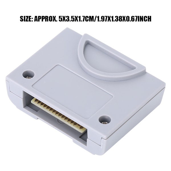 256Kb erstatningshukommelseskort til Nintendo N64-spilkonsollens controller - Plug and Play