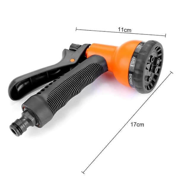 GETIT Multifunktionell Orange Biltvättsprutpistol 23.8x18.3x6.5cm 500g