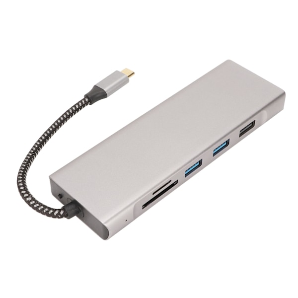 USB C Hub M.2 Interface SSD-kabinet 8 i 1 100W 5Gbps overførsel Aluminiumlegering USB C Dockingstation til Win