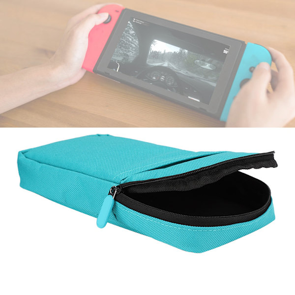 Nylon spelmaskinförvaringsväska Mjuk dragkedjeskyddsväska för Nintendo Switch/Switch Lite