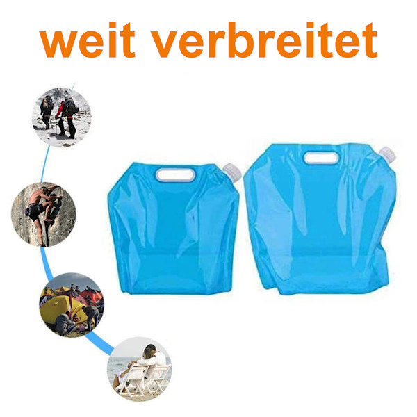 Bärbart Vattenförvaringssystem, Vikbar Vattenblåsa för Campingsemester, Högkvalitativt PVC-material Säkerställer Hållbarhet och Säkerhet, Perfekt För
