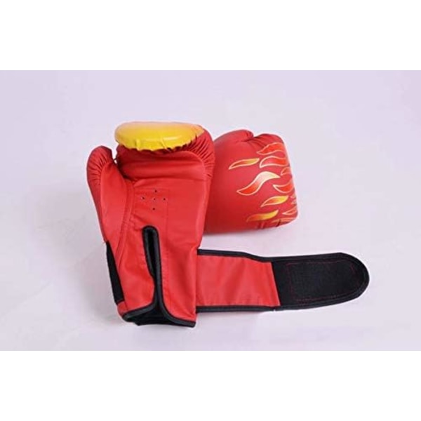 Lilla Krigares Träningskompis: Boxhandskar för Barn, Konstläder, Vadderade Kardborreband, Lämpliga för Muay Thai, Karate, Taekwondo