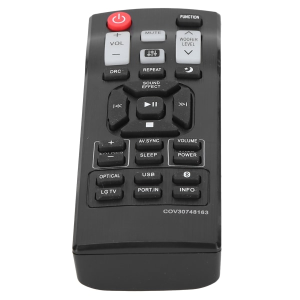 COV30748163 Fjärrkontroll ABS Svart Soundbar Controller Delar Ersättning för LG Soundbar