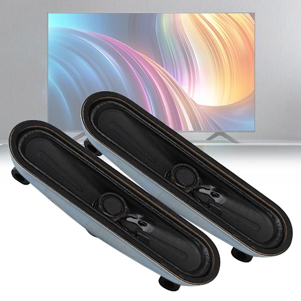 2 st 8 Ohm 10W TV LCD TV Full Range Högtalare för Hem Annonsering Användning