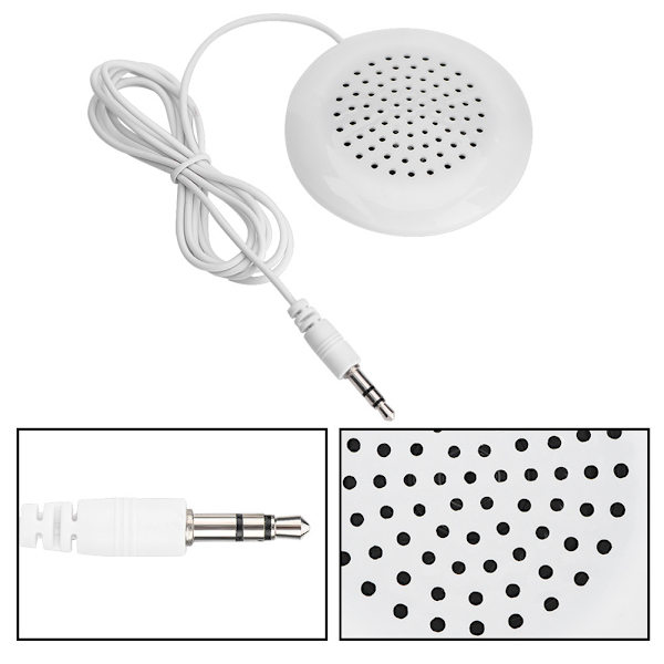 Uusi DIY-tyynykaiutin 3,5 mm:n minikaiutin MP3-puhelimelle kannettava CD
