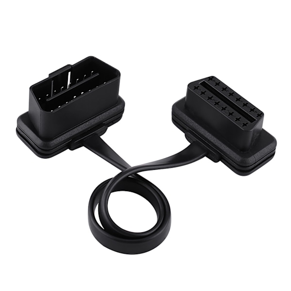 Auton OBD2 16-nastainen uros-naaras jatkokaapeli, diagnostiikkasovitin, 30 cm/12 tuumaa