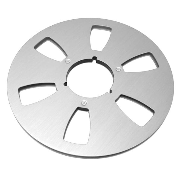 1/4 10 tum tom rulle aluminiumlegering 6 hål universell öppningsmaskin del ljudbandsupptagningsrulle