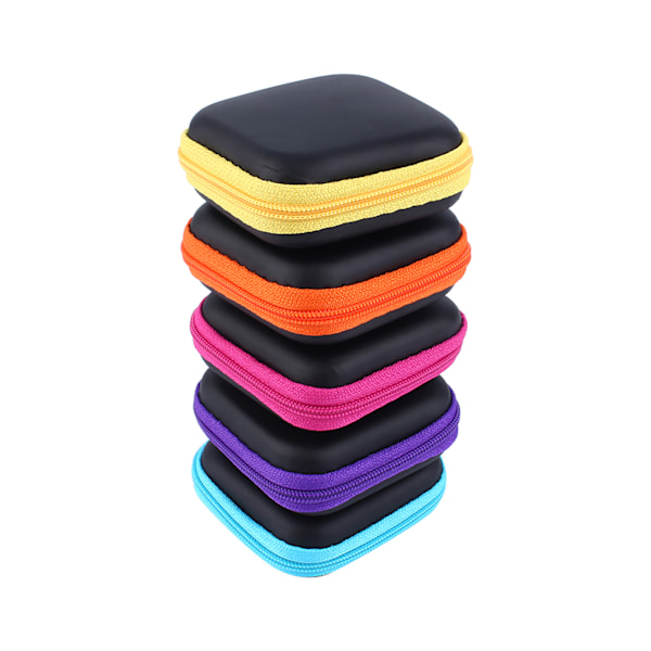 Hard Box Gadget Case Oppbevaringspose for nøkkelring Hodetelefoner Kabel USB-datalinje