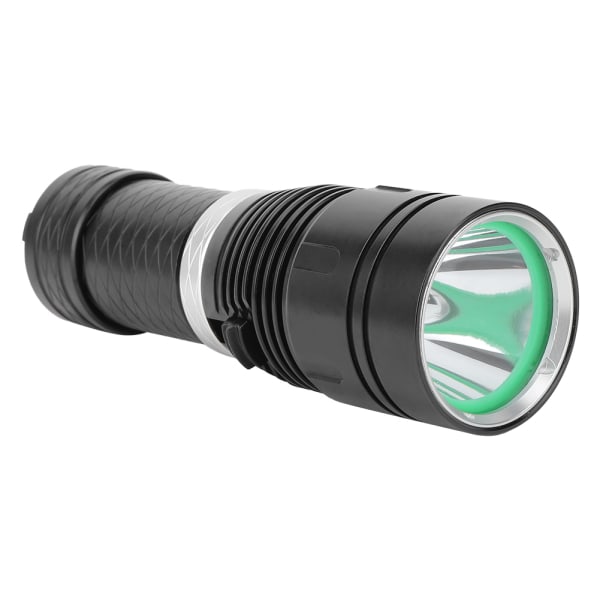 Black Aluminum L2 LED Diving Flashlight Stepless Dimming Waterpr