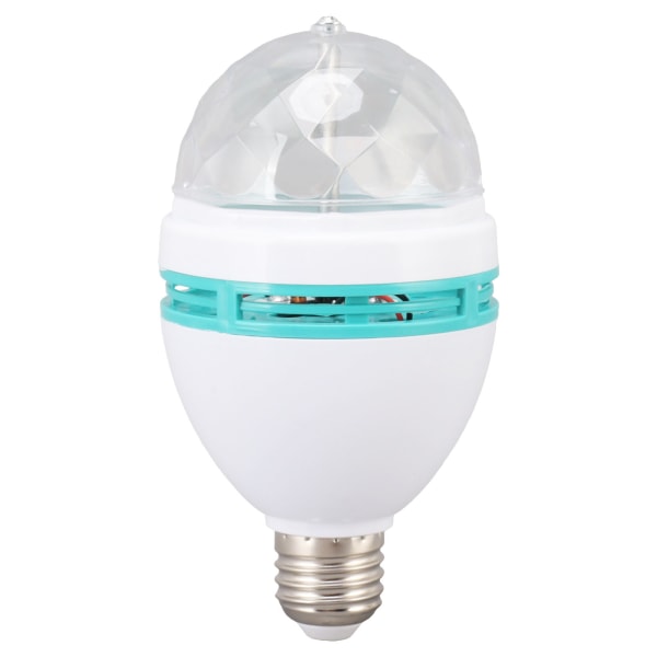 Dansande glödlampa E26 bas RGB automatisk växling säker stabil ABS PC
