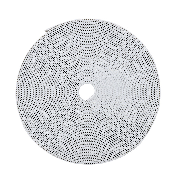 3D-skrivartillbehör 2GT kuggrem 10 mm gummisynkronrem (vit 10 m)