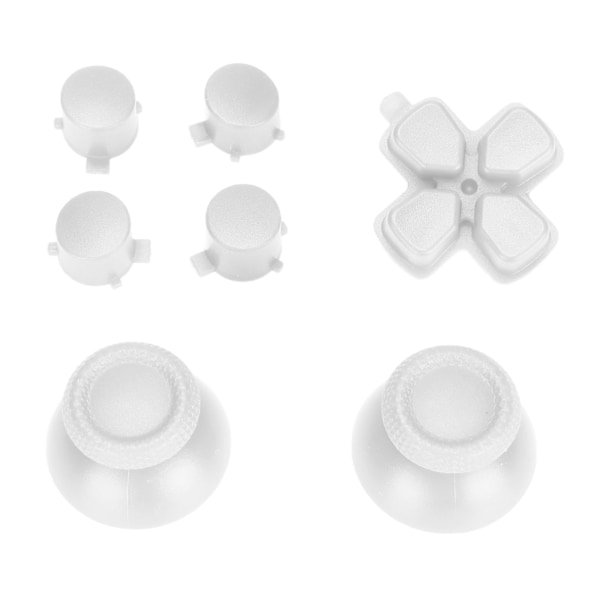 Ersättningsknappar L2 R2 Full Buttons Set Ersättningsknapp Reparationssats för PS5 ControllerVit